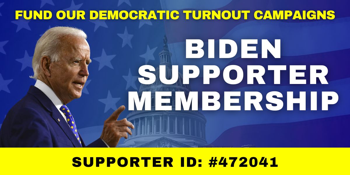 Biden Supporter Membership Card