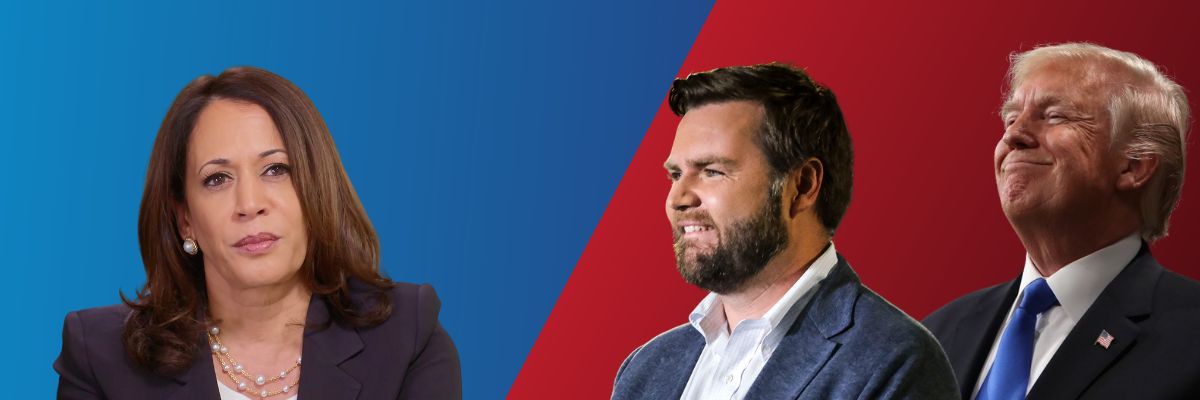 Kamala Harris vs. Donald Trump and JD Vance